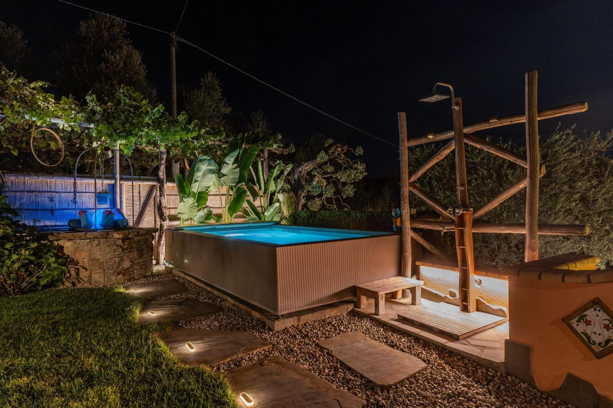 Villa Caruso Private Heated Pool & Sea View Península Sorrentina Exterior foto