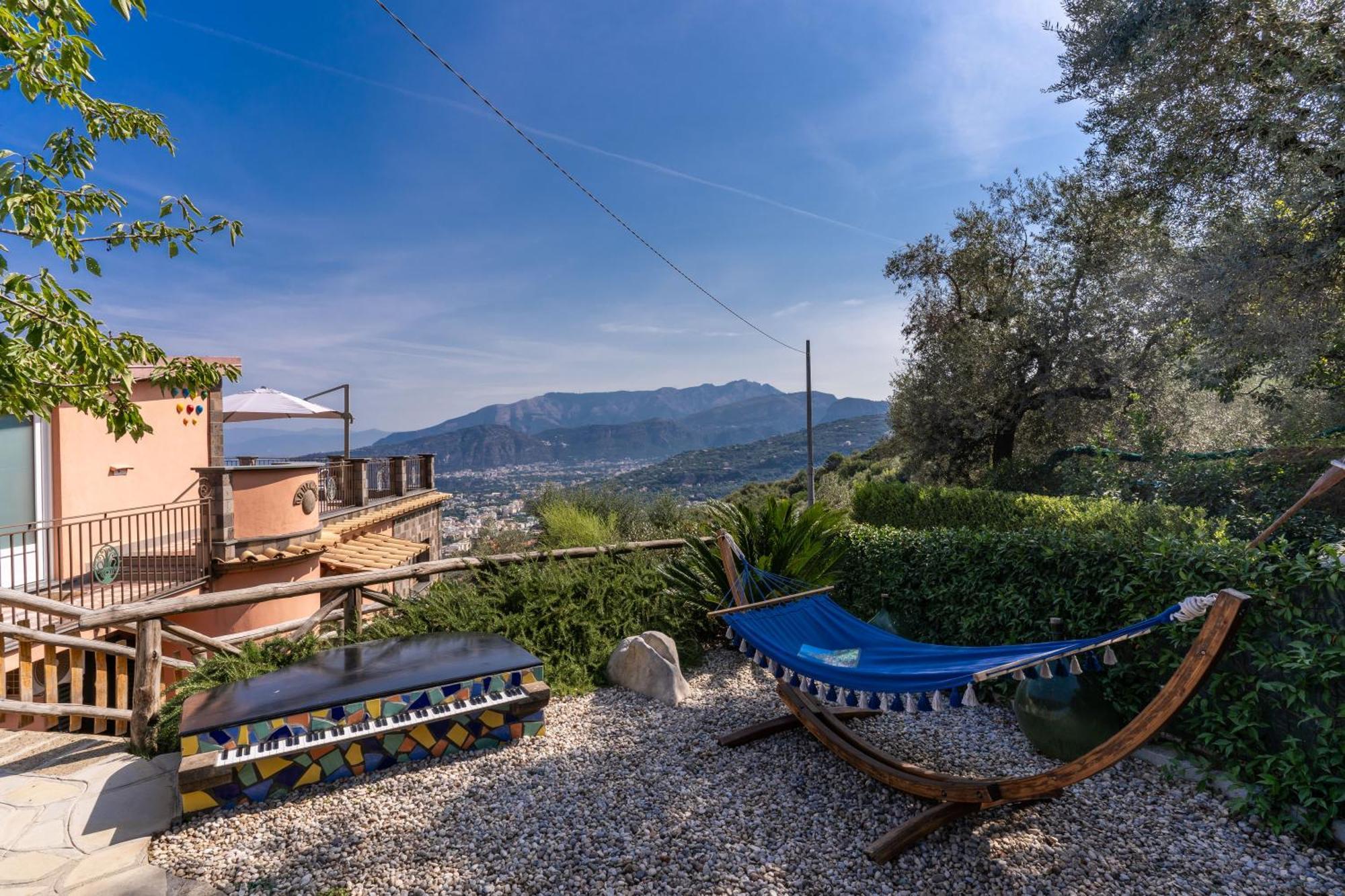 Villa Caruso Private Heated Pool & Sea View Península Sorrentina Exterior foto